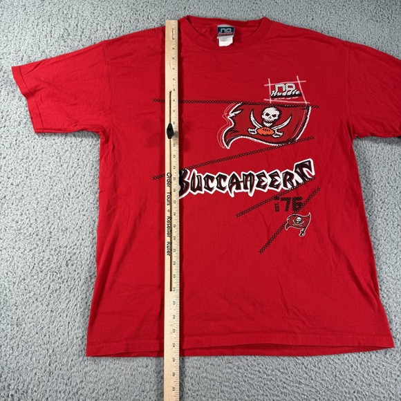 Vintage Tampa Bay Buccaneers Shirt Mens Large NFL Football No Huddle 2000s Tee - Picture 8 of 13